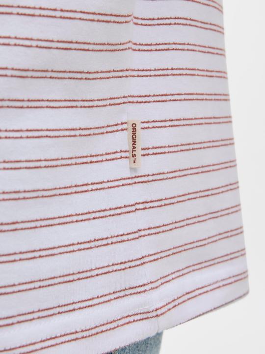 Actual product image Jack & Jones Gestreift Rundhalsausschnitt T-shirt T-shirt (L)