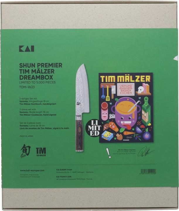 Image du produit Kai Ensemble de couteaux Shun Premier Tim Mälzer (18 cm)