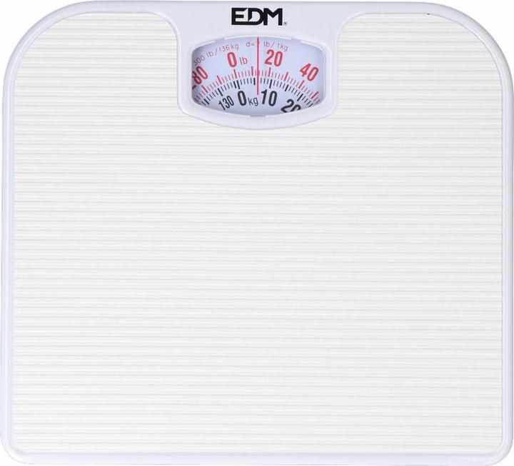 EDM Mechanical Bathroom Scales Max 130kg (130 kg)