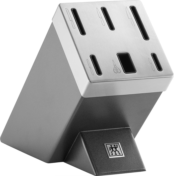 Produktbild Zwilling 1002455 Gourmet Selbstschärfender Messerblock 7 teilig, grau
