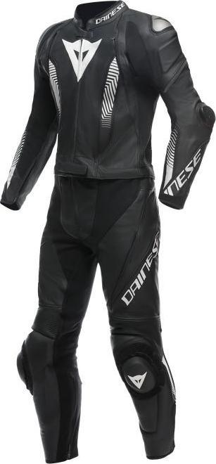 Actual product image Dainese LAGUNA SECA 5 2-Teiler perforiert Lederkombi schwarz-schwarz-weiss 48 (Men, 48)