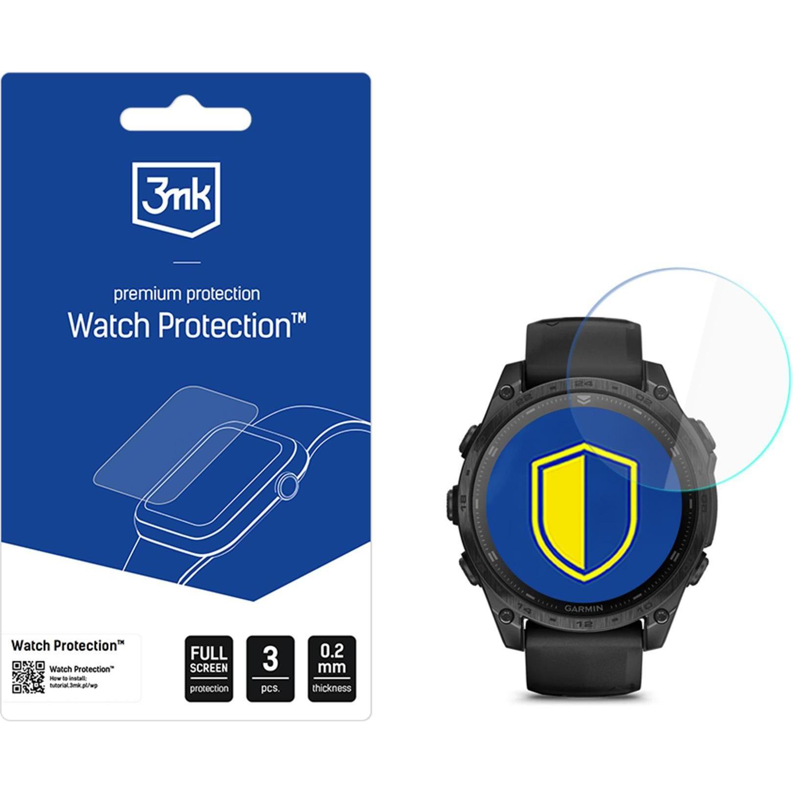 3MK Hybrid Glass Watch Protection FlexibleGlass for Garmin Tactix 8 47mm, Accessori per smartwatch
