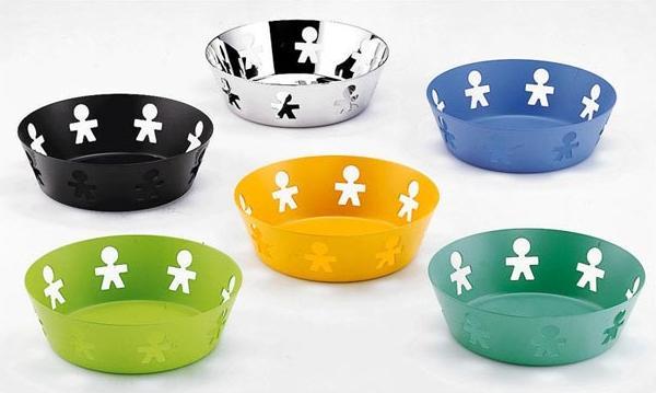 Produktbild Alessi Korbschale silberfarben (Ø 18 cm)