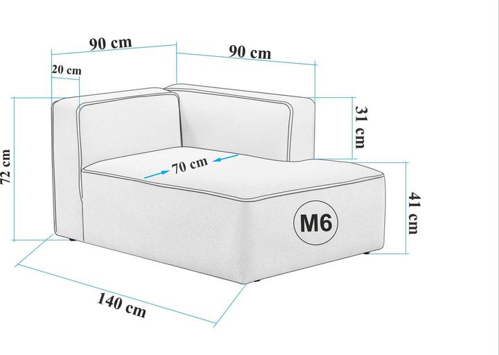 Produktbild Atelier del Sofa More (1-Sitzer)