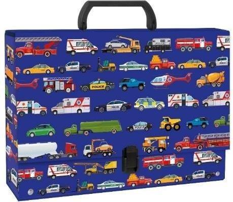 Derform Dicke Aktentasche mit Griff Fahrzeuge 11 (A4)