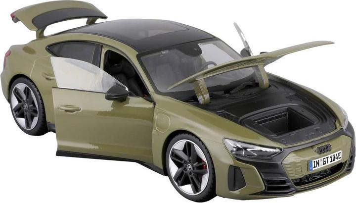 Actual product image Bburago Audi RS e-tron GT 2022, tactical green 1:18 model car