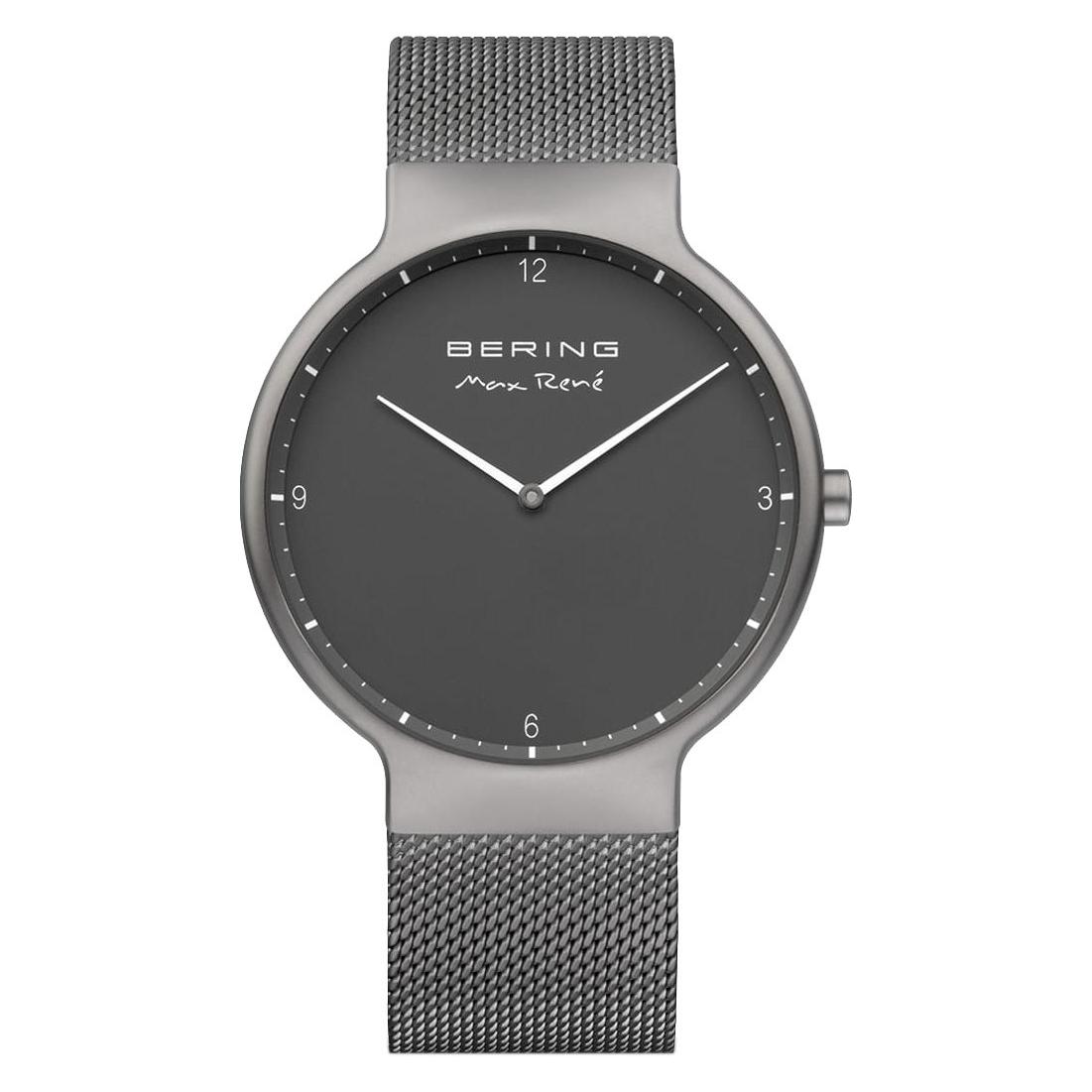 Bering, Armbanduhr, Max René, Grau, (Analoguhr, 40 mm)