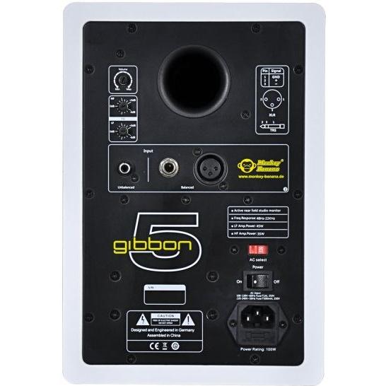 Thumbnail - Monkey Banana Gibbon 5 (Aktiv, 1 Stk., 1x 80 W), Monitor Lautsprecher, Weiss