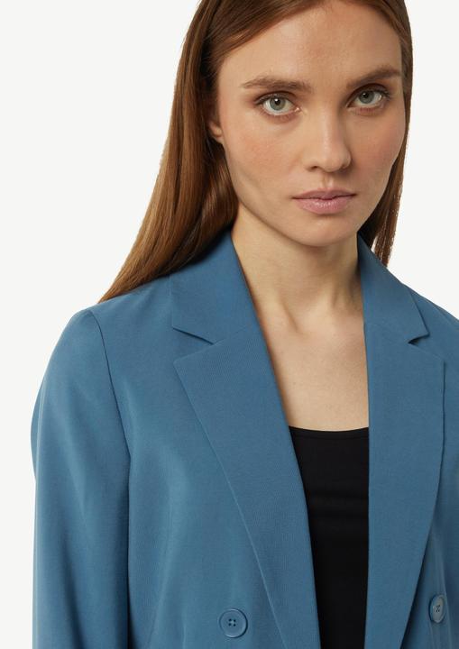 Actual product image Comma Indoor-Blazer Offener Longblazer mit Piquestruktur (34)