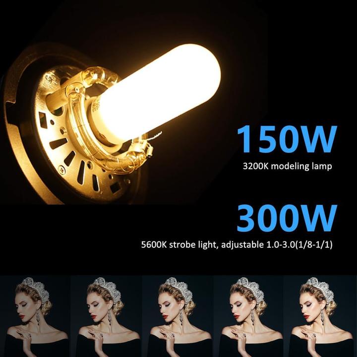 Image du produit Godox Studio Stroboskop Blitzlicht Kit (600 W)