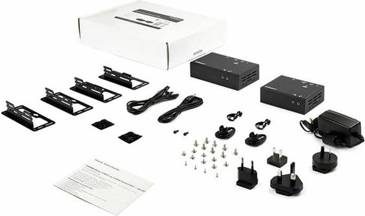 Produktbild StarTech HDMI Over CAT6 Extender - Power Over Cable - 4K 60Hz bis zu 70 m - 1080p bis zu 100 m (CAT Extender)