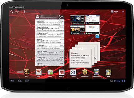Actual product image Motorola XOOM 2, 32 GB - WiFi + 3G - Graphite Gray (2G, 16 GB, Grey)