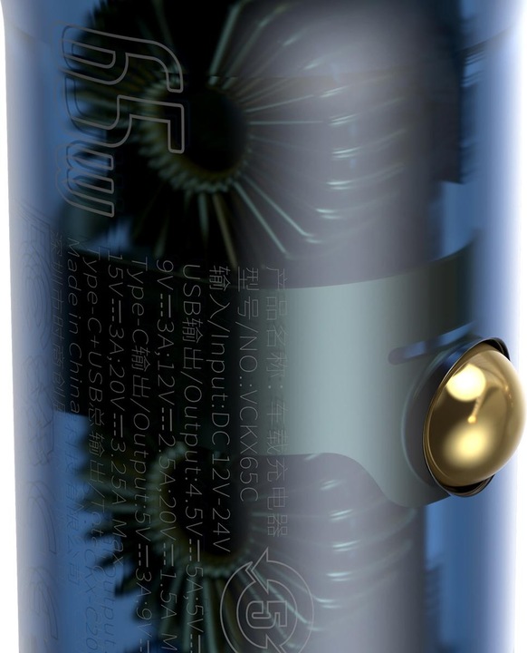 Image du produit Baseus Chargeur rapide double 65W