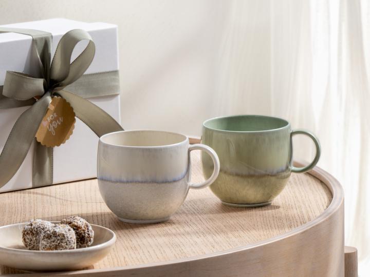 Actual product image Like. by Villeroy & Boch Perlemor Sand Becher mit Henkel 0,21l (210 ml, 1 x)