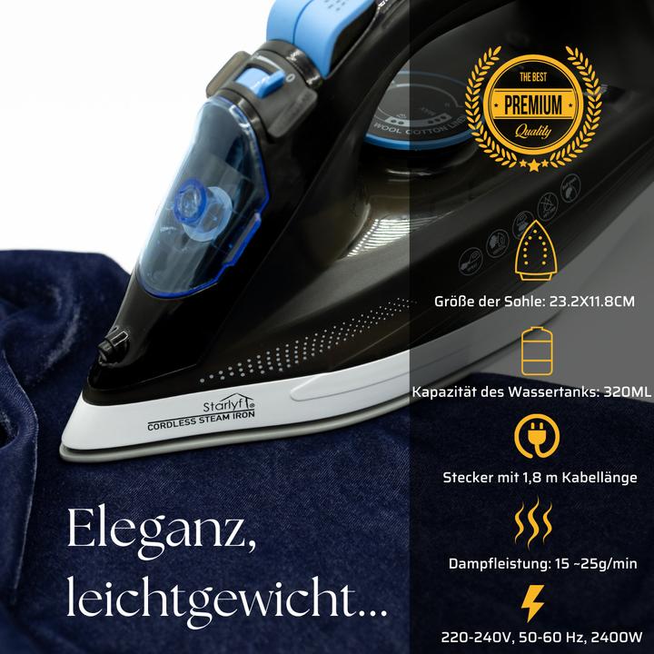 Actual product image Starlyf Cordless Steam Iron (2400 W)