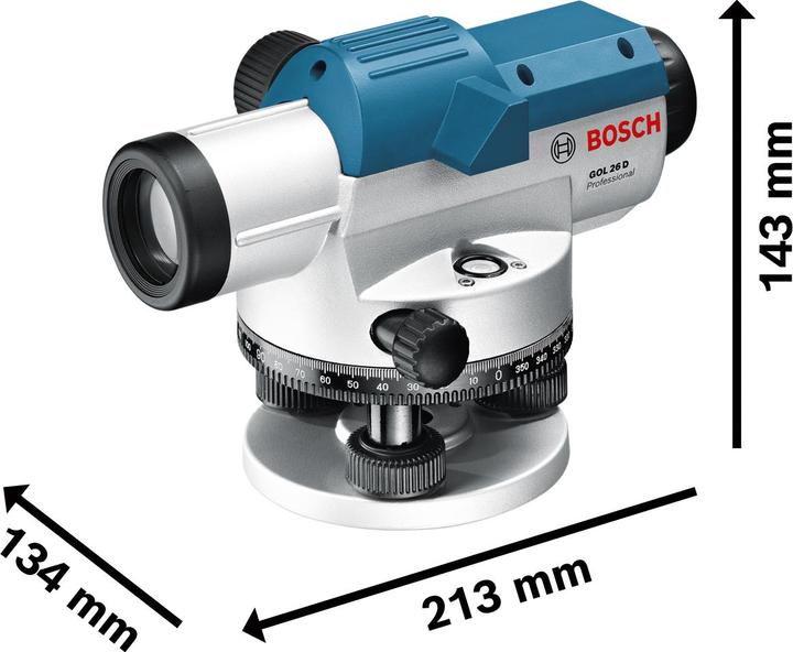 Actual product image Bosch Professional Gol 26 D Bt 160 Gr 500