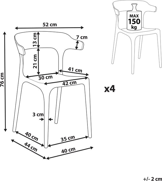 Actual product image Beliani Gubbio