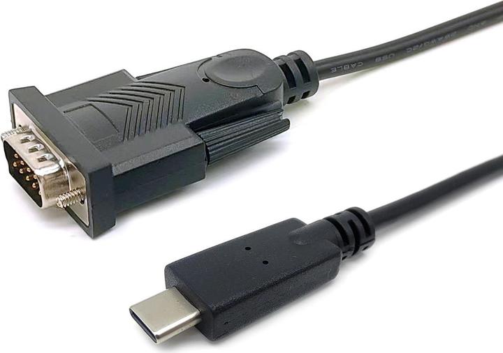 equip Câble USB USB-C to Serial (DB9) Cable, M/M, 1.5m (1.50 m, VGA)