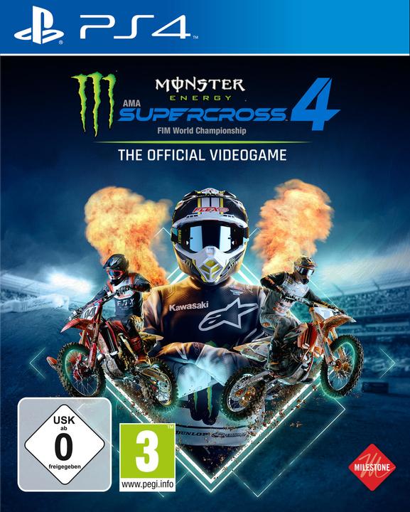 Produktbild Milestone Monster Energy Supercross The Official Videogame 4 (PS4, Multilingual)