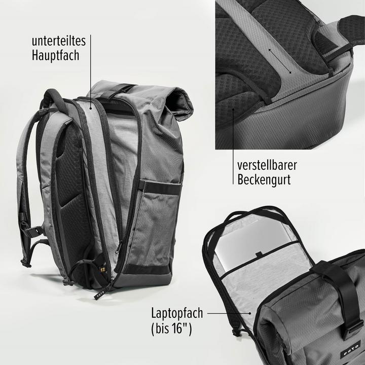 Actual product image Eoto Tall41 Rolltop Backpack (41 l)