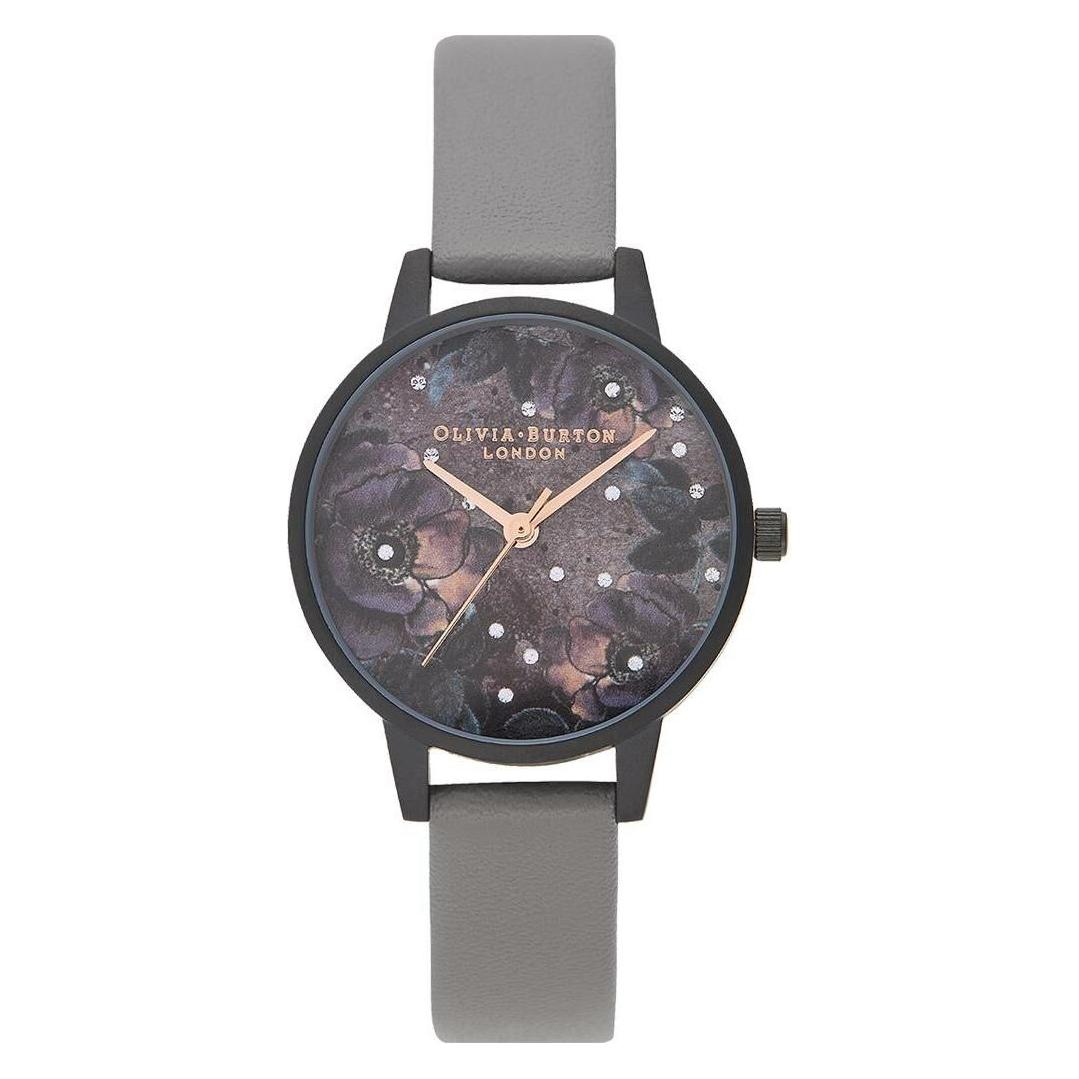 Olivia Burton, Horloge, Ladies' Watch OB16AD50 (Ã˜ 30 Mm), Grijs, Zwart, (30 mm)