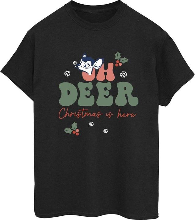 Immagine prodotto Disney Maglietta boyfriend in cotone Bambi Oh Deer (M)