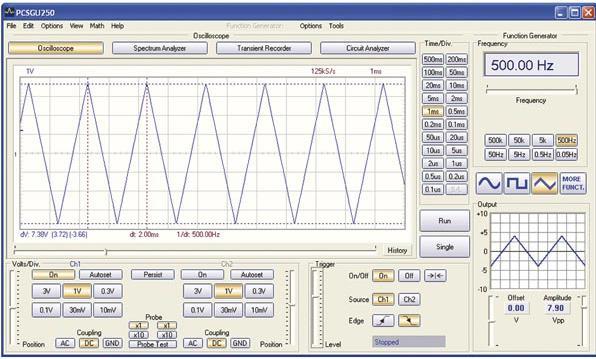 Actual product image Velleman PCSGU250 PC Measurement Lab, USB