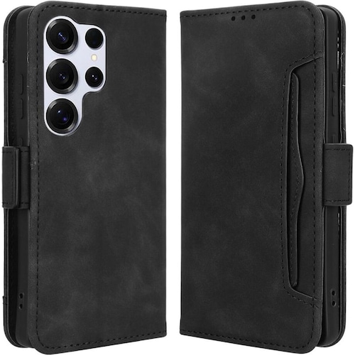 Cover-Discount Galaxy S25 Ultra - Etui viele Kartenfächer (Samsung Galaxy S25 Ultra), Coque pour téléphone portable, Noir