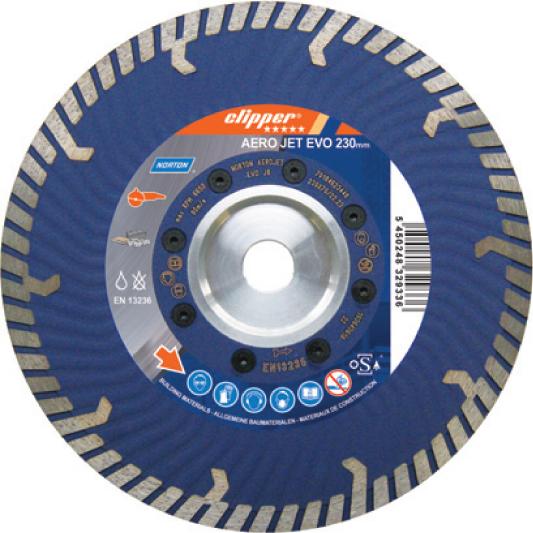 Norton Clipper, Lama, Disco da taglio diamantato Clipper Extreme Universal Turbo - 300x25,4 mm