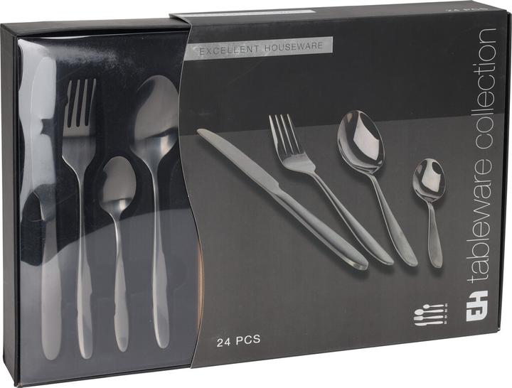 Produktbild WMF Edelstahl Besteckset (24 Stück, Besteck Set)