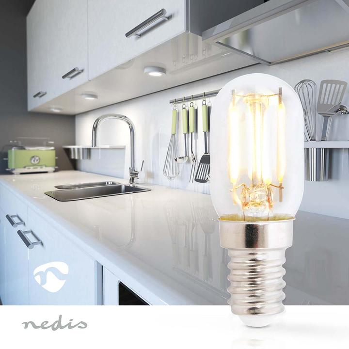 Produktbild Nedis Kühlschranklampe | LED | E14 | 1.5 W | T22 (E14, 1.50 W, 100 lm, 1 x, G)
