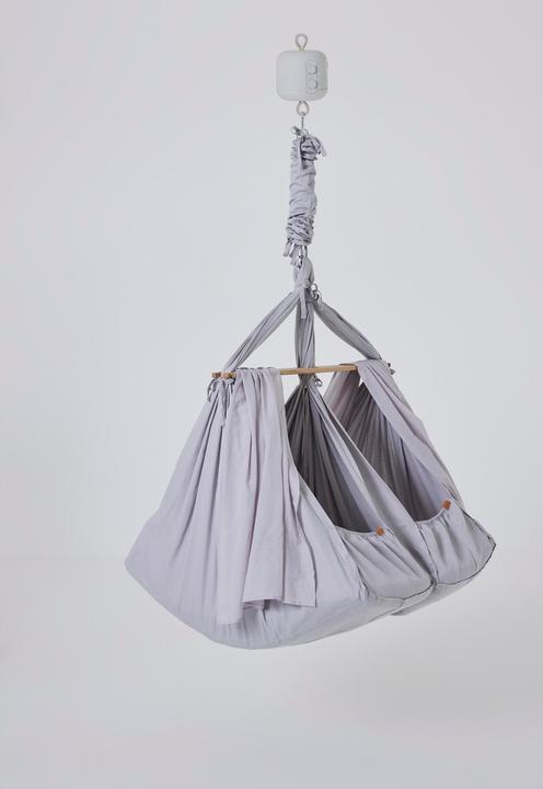 Produktbild Membantu Set mit Ständer mit Federwiege Zwillinge Premium und Motor LeeLo01 (Cozy Cradle)