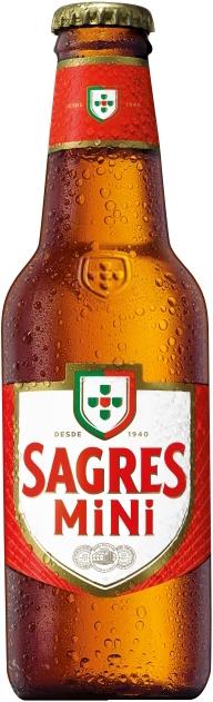Actual product image Sagres Branca Mini (24 x 25 cl)