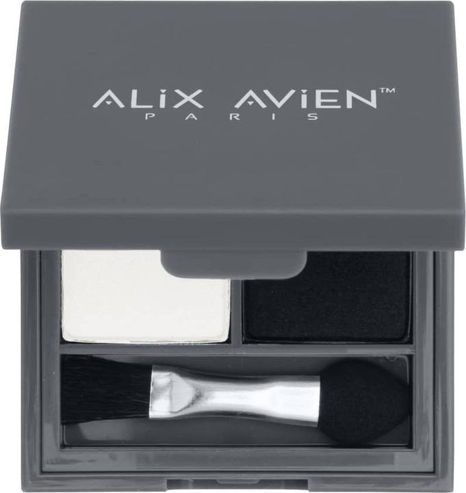 Actual product image Alix Avien Duo Eyeshadow - Pearly White & Black Welvet (black-white)