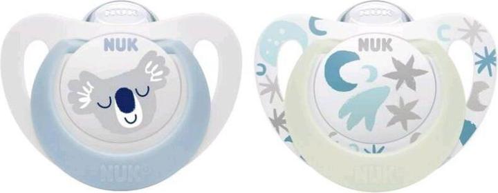 NUK Star Tag und Nacht 0-6 m 2 Stück/BOX Junge (2x, 0 - 6 Monate)