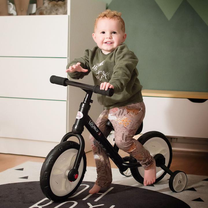 Produktbild Homcom 2-in-1 Kinderfahrrad (12")