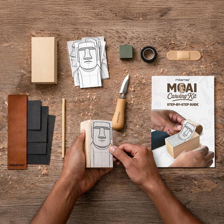 Image du produit Mikamax - Moai Wood Carving Kit