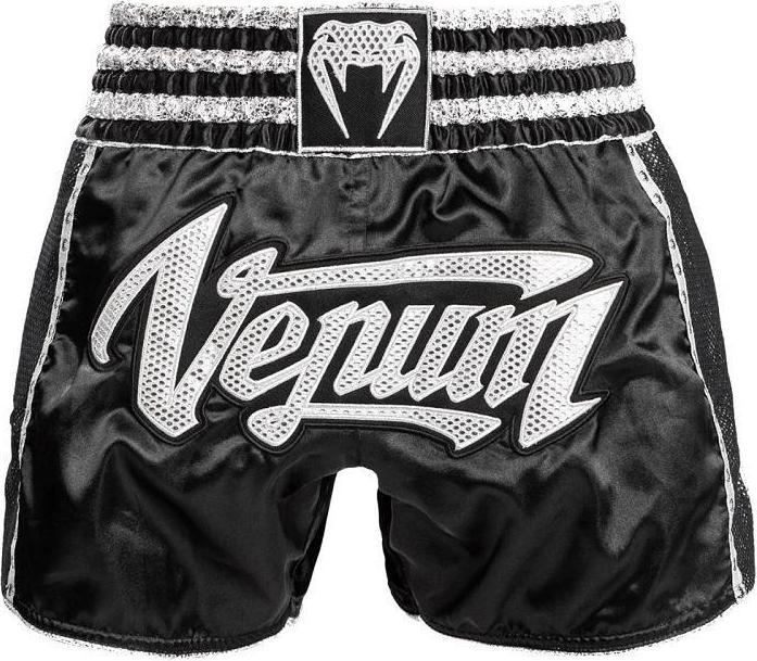Venum Absolute 2.0 Muay Thai Shorts - Black/Silver - M (M)