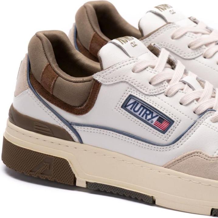 Produktbild Autry sneakers clc low in suede and nubuck white and green (42)