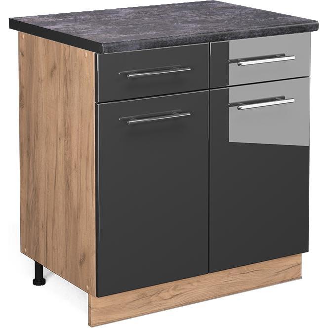 Vicco, Regal, Küchenunterschrank Fame-Line (80 x 60 x 81.5 cm)