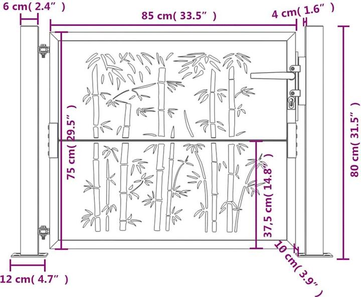 Produktbild vidaXL Gartentor
