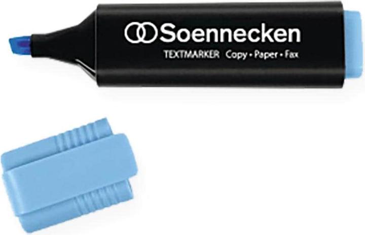 Produktbild Soennecken Textmarker Strichstärke: 2-5 mm Schreibfarbe: blau (Blau, 5 mm, 1 x)