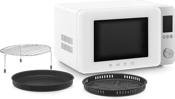 Immagine prodotto Smeg MOC02WHMEU Kombi-Tisch- Mikrowelle + Heissluft/Grill (27 l)