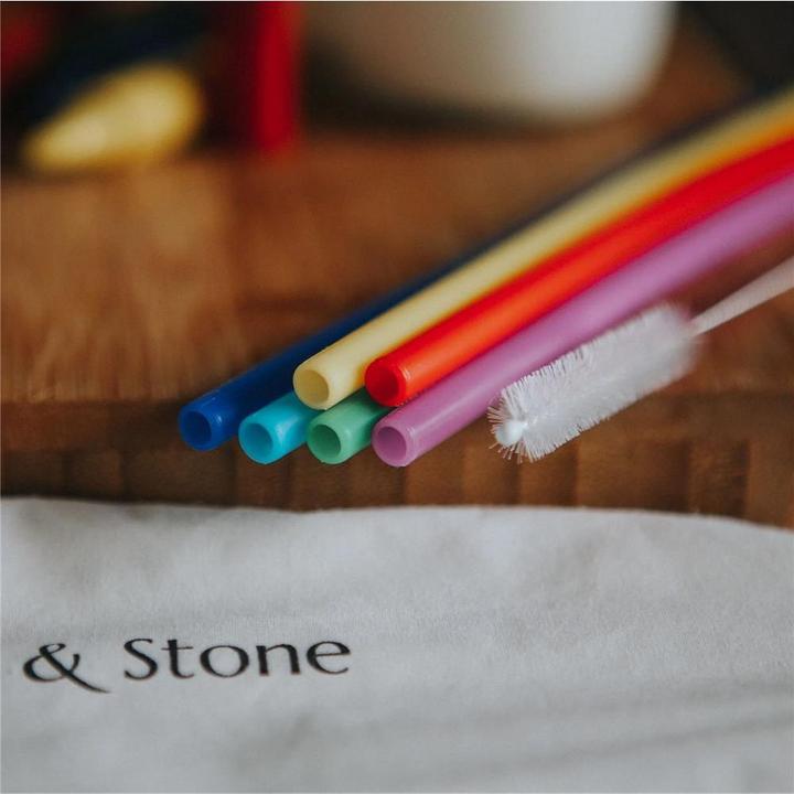 Produktbild Wild & Stone Silikon Trinkhalme (6x)