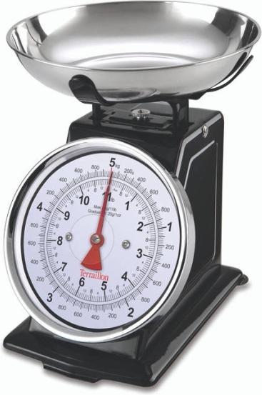 Actual product image Terraillon KEG41019BK Worktop Rectangle Electronic Kitchen Scale