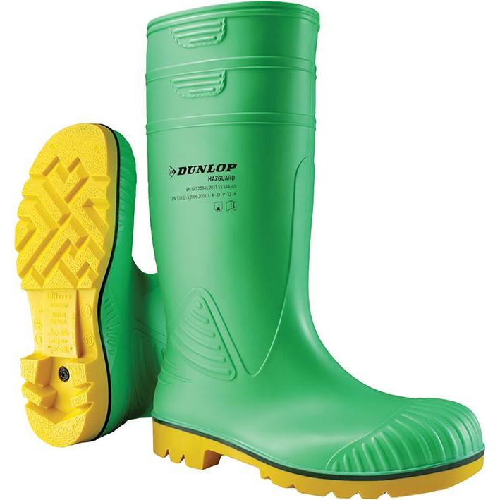 Dunlop, Gummistiefel, Stiefel Acifort, HazGuard,Gr.42, Grün, (42)