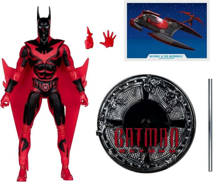 Immagine prodotto McFarlane Batman Beyond DC Multiverse Action Figure con veicolo Batman e Batmobile (Etichetta Oro) 53 cm