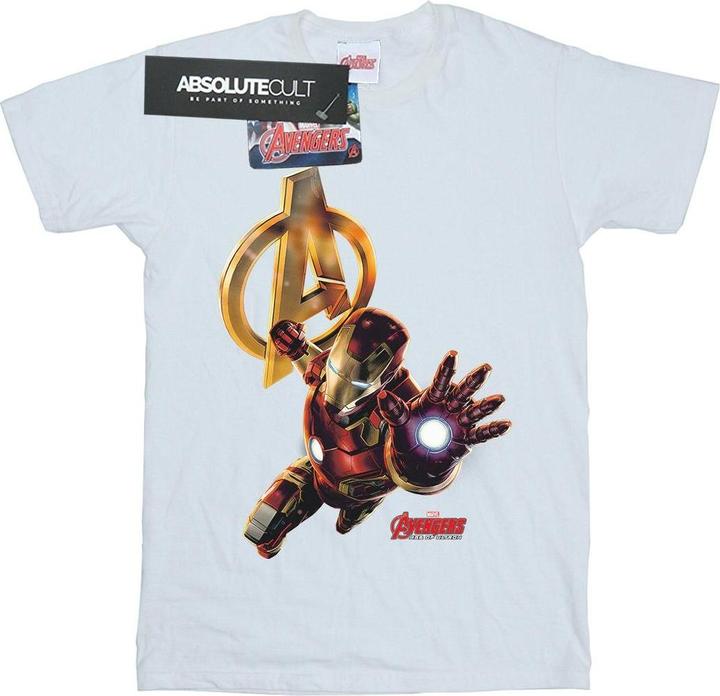 Immagine prodotto Iron Man Pose Maglietta Ragazzi (140, 146)