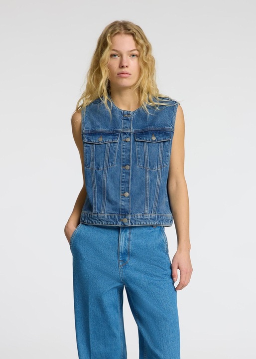 Produktbild Selected Femme Cropped Jeansweste (40)
