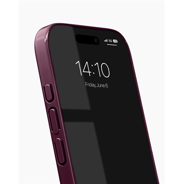 Actual product image iDeal Of Sweden MagSafe Slim Case Glossy Cherry (Apple iPhone 16 Pro)